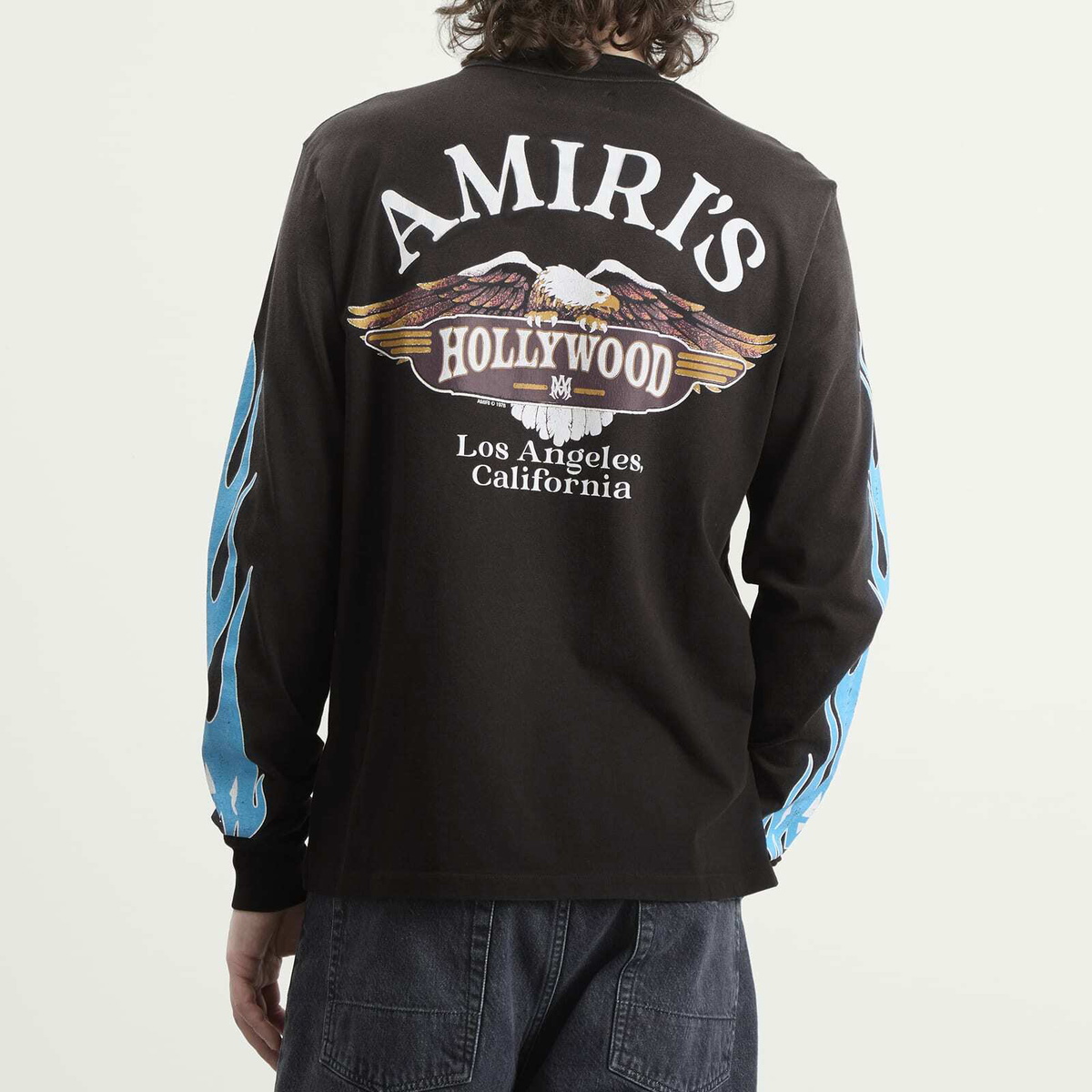 最安【国内正規】AMIRI Landscape Flame L/S Tee XL Amiri Landscape Frame Long Sleeve T-Shirt in Black – DPUS Designer