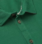 Etro - Cotton-Piqué Polo Shirt - Green