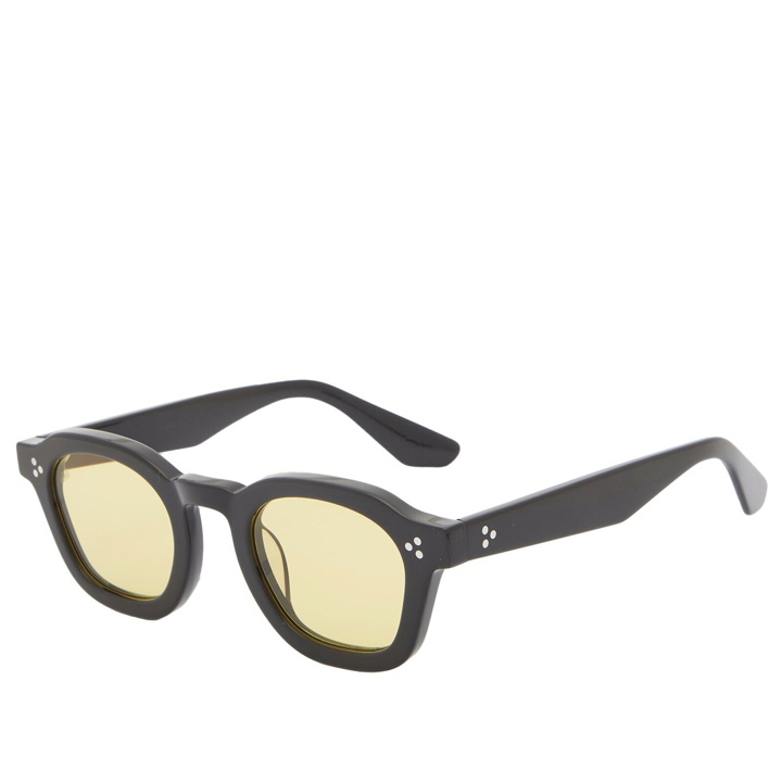 Photo: AKILA Men's Logos Sunglasses in Black/Yellow 