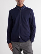 SEASE - Explorer Wool-Blend Zip-Up Ski Mid-Layer - Blue