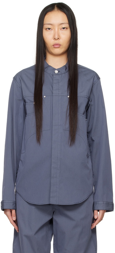 Photo: Dion Lee Blue Rivet Denim Jacket
