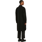 Valentino Black Double Cashmere VLTN Pea Coat