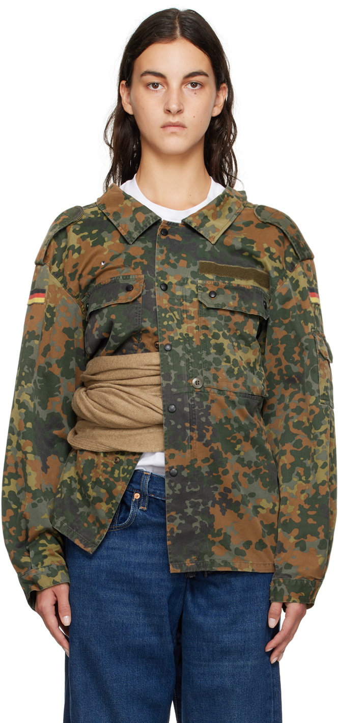 Bless Khaki Camouflage Jacket
