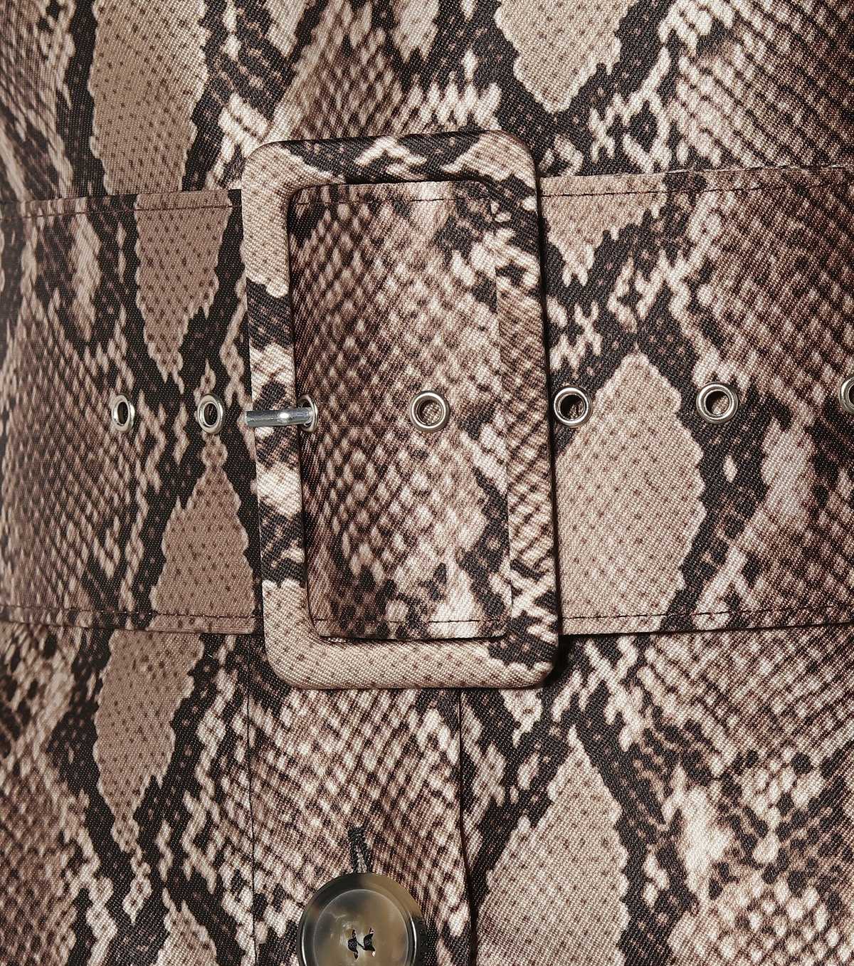 MSGM - Snake-print midi dress