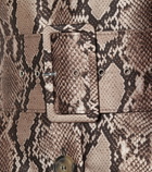MSGM - Snake-print midi dress