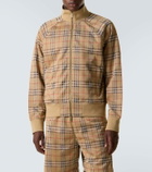Burberry Burberry Check jersey bomber jacket