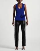 Chiara Boni La Petite Robe Womens Top Bright in Blue