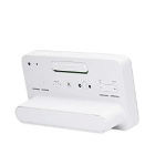 Braun Digital Alarm Clock in White
