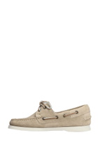Sebago Portland Flesh Out Loafers In Taupe Suede