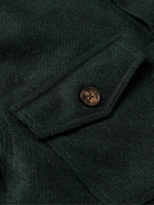 Portuguese Flannel - Wool-Tweed Overshirt - Green