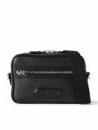 TOM FORD - Logo-Appliquéd Full-Grain Leather Messenger Bag
