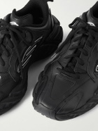 Balenciaga - Monday Leather Sneakers - Black