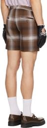 Ernest W. Baker Brown Check Shorts