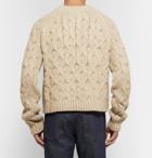 Acne Studios - Cable-Knit Sweater - Men - Beige