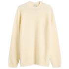 John Smedley Men's Couper Moss Stitch British Wool Jumper in Fleece