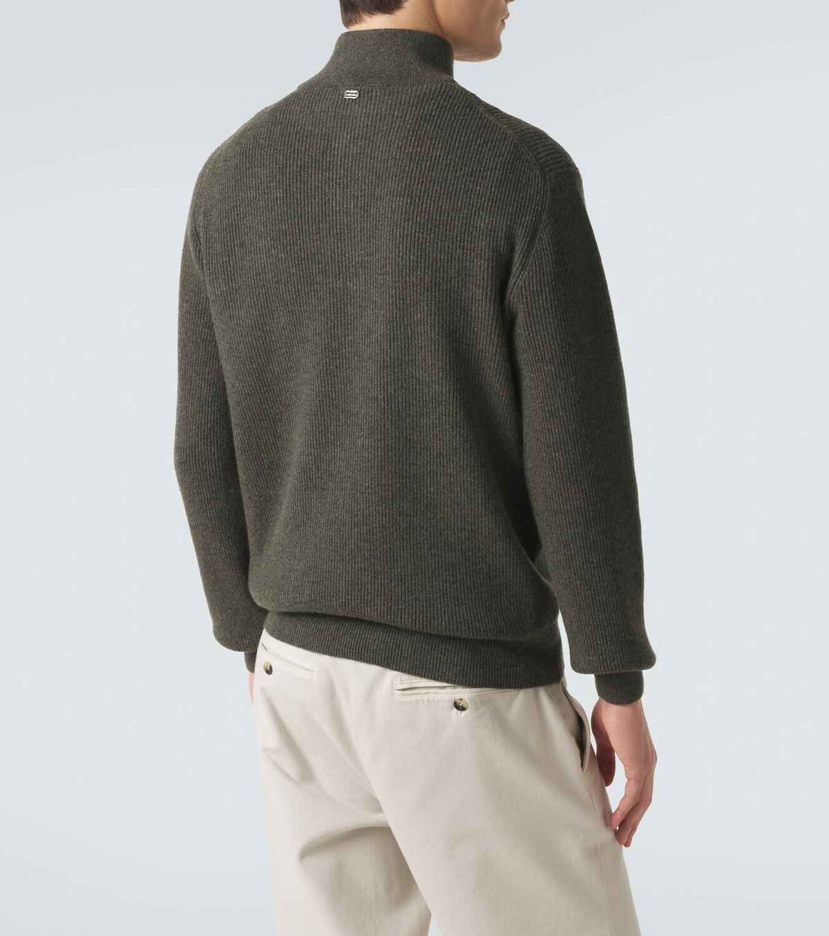 Agnona Cashmere half-zip sweater