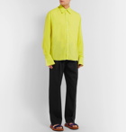 CMMN SWDN - Cecil Washed-Shell Shirt - Yellow