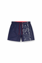 Diesel Swim shorts with oversized logo print - Swim shorts Mens in Blue