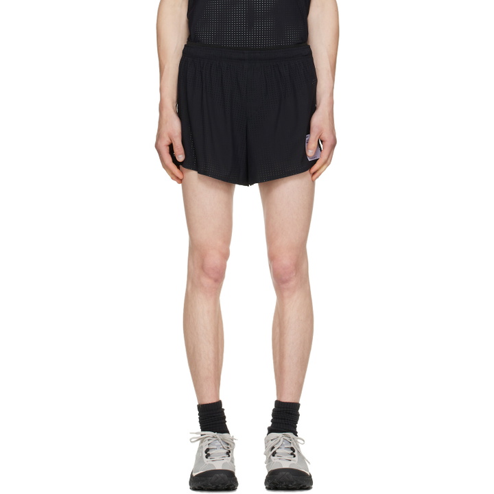 Photo: Satisfy Black Space‑O 2.5 Shorts