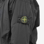 Stone Island Men's Smock Pocket Hooded Overshirt in Black