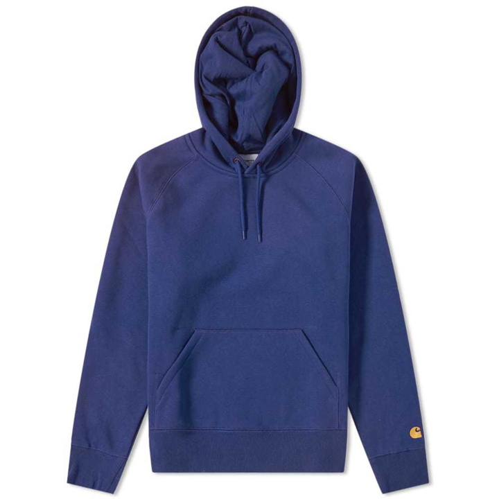 Photo: Carhartt Hooded Chase Sweat Blue