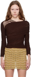 Isa Boulder SSENSE Exclusive Brown Sweater