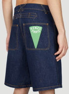 Kenzo - Rinse Sailor Denim Shorts in Blue