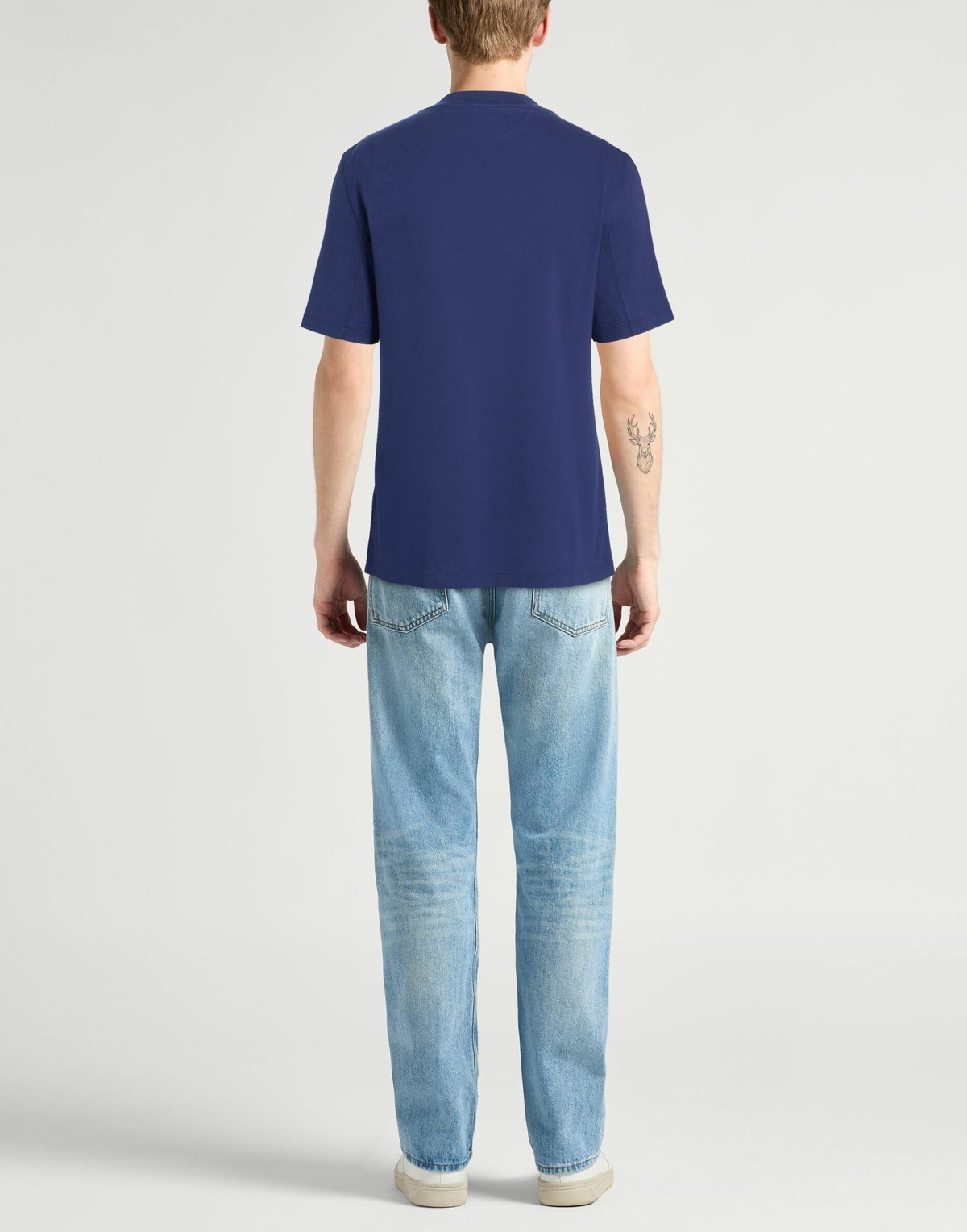 Brunello Cucinelli Mens T-shirt in Navy