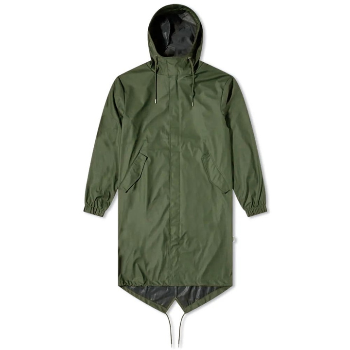 Photo: Rains Men's Fishtail Jacket in Evergreen