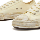 Maison MIHARA YASUHIRO Men's Peterson Original Sole Low Dyed Canva Sneakers in White