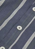 Smr Days Enamorados Striped Cotton Shirt Navy