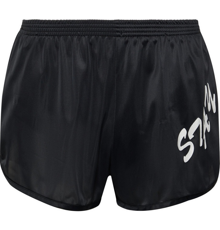 Photo: Y,IWO - Soffe Slim-Fit Printed Nylon Shorts - Black