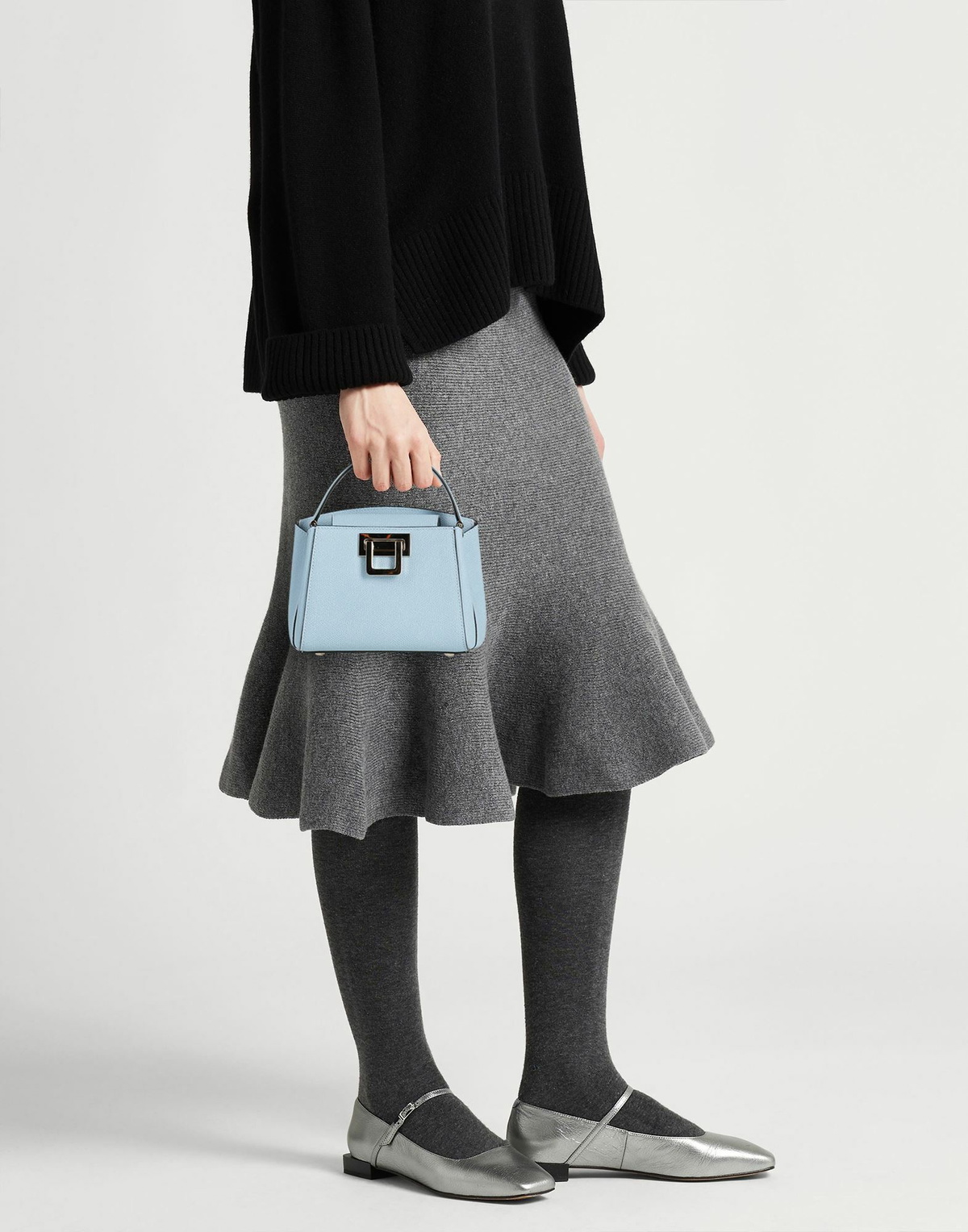 Valextra Womens Handbag Sky in Blue
