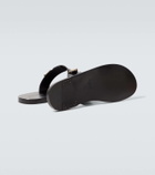 Saint Laurent Ios leather sandals