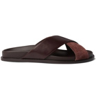 Mr P. - Leather and Suede Sandals - Brown