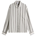 Won Hundred Men's Maza Stripe Shirt in Rock Ridge Combi