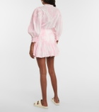 LoveShackFancy Viola tie-dye cotton minidress