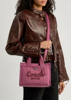 Coach Cargo 26 Logo Canvas Tote - Pink - One Size