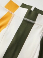 Y,IWO - Hardwear Striped Logo-Appliquéd Stretch-Jersey Cycling Shorts - White