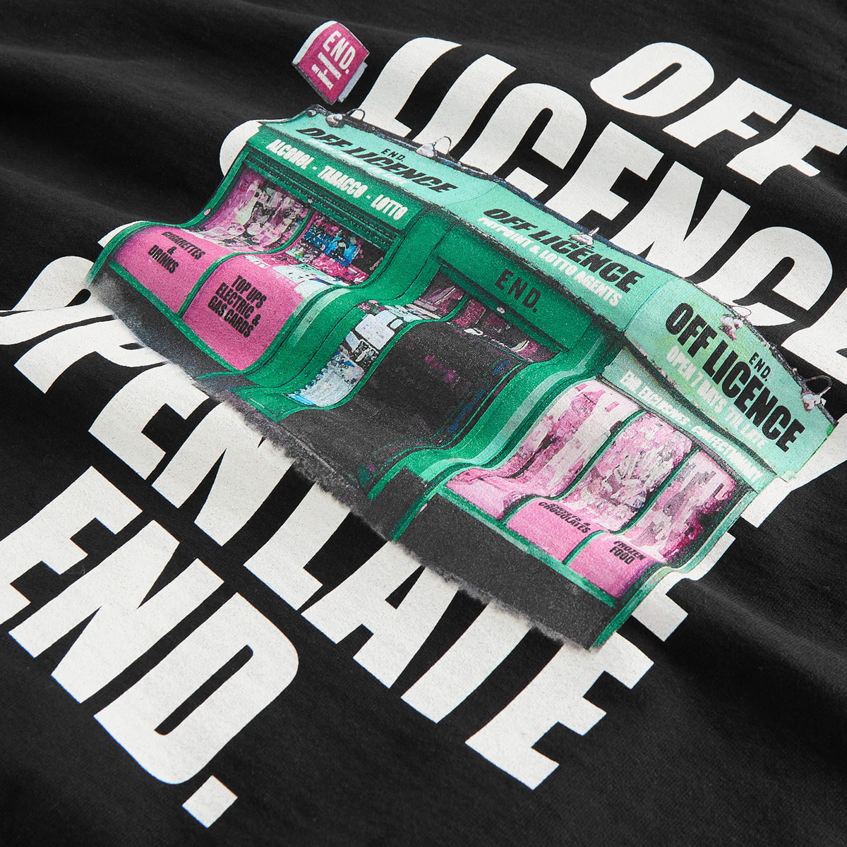 END. Open 'til Late Hoodie in Black