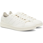 Y-3 White Diagonal Stan Smith Sneakers