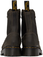 Dr. Martens Gray Anistone Lo Leather Chelsea Boots