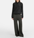 The Row Orpin cashmere wide-leg pants