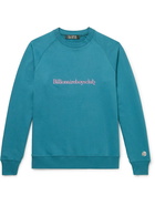 Billionaire Boys Club - Logo-Embroidered Cotton-Jersey Sweatshirt - Blue