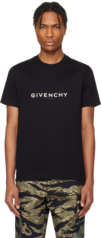 Givenchy Black Chito Edition Embossed Chain T-Shirt Givenchy