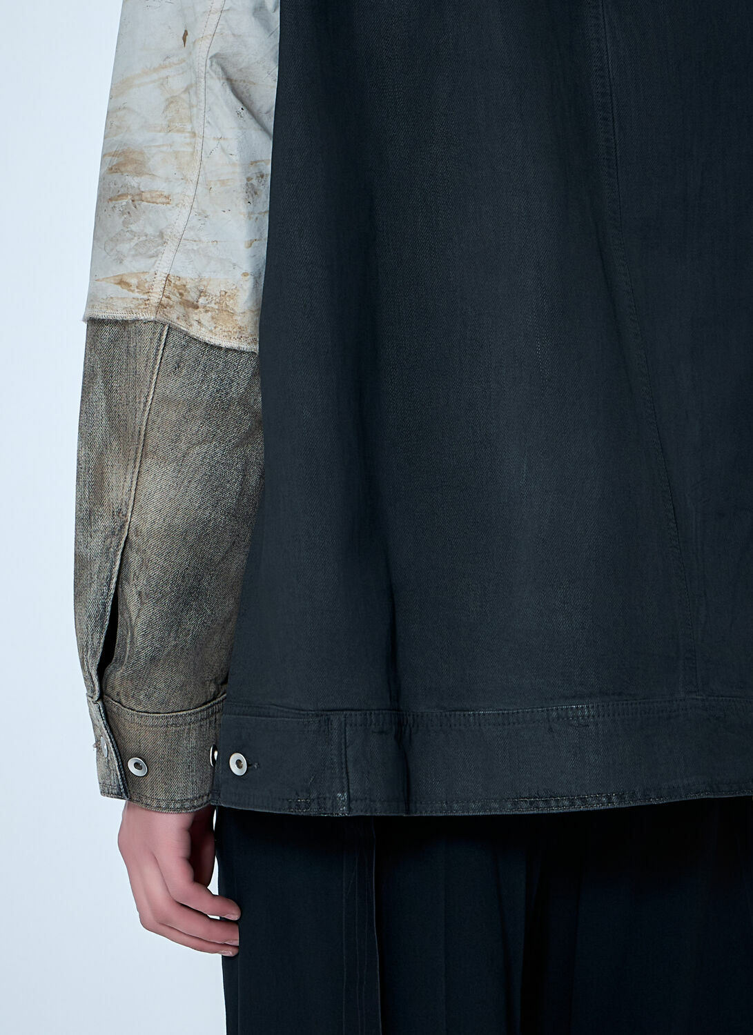 Rick Owens DRKSHDW Denim Patchwork Jacket