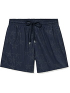 VILEBREQUIN - Moorise Printed Mid-Length Swim Shorts - Blue