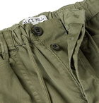 Alex Mill - Slim-Fit Stretch-Cotton Twill Drawstring Trousers - Green