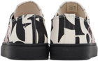 Vivienne Westwood Black & Off-White Plimsoll 2.0 Low Top Sneakers