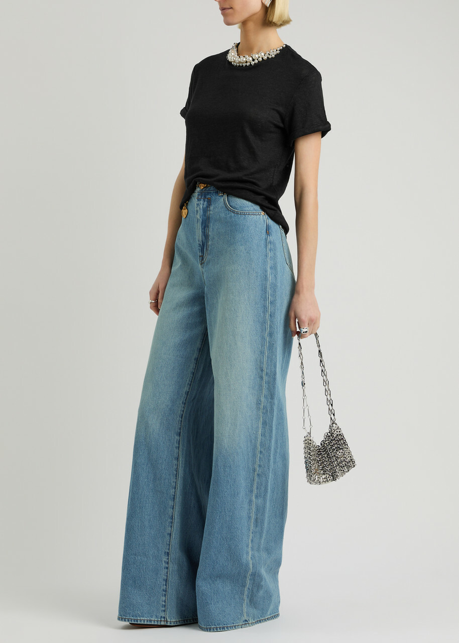 Zimmermann Crush Wide-leg Jeans Denim Zimmermann